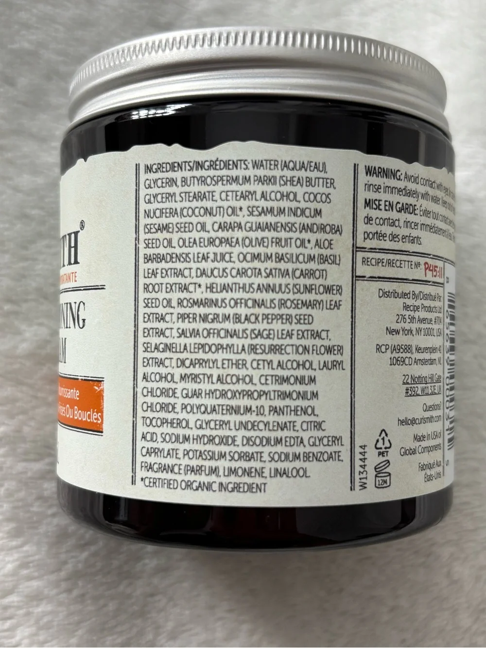 Curlsmith Moisture Recipe Oil-In-Cream 8 fl oz